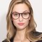 Ultraviolet Brown Striped Acetate-metal Montures de lunettes de vue pour Femmes d'EyeBuyDirect
