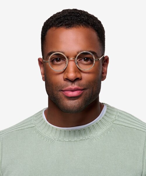 Roaring Brun Acetate-metalMontures de lunettes de vue pour Hommes d'EyeBuyDirect