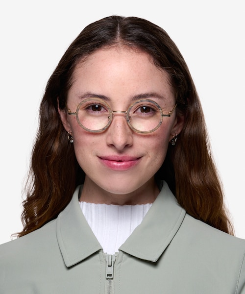 Roaring Brown Acetate, MetalEyeglass Frames for Women from EyeBuyDirect