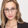Trapeze Matte Tortoise AcétateMontures de lunettes de vue pour Femmes d'EyeBuyDirect