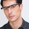 Benoit Black AcetateEyeglass Frames for Men from EyeBuyDirect