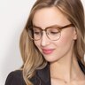 Skyscraper Brown AcetateEyeglass Frames for Women from EyeBuyDirect
