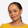 Wizard Black Acetate-metalEyeglass Frames for Women from EyeBuyDirect