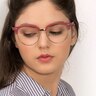 Narita Red MetalEyeglass Frames for Women from EyeBuyDirect