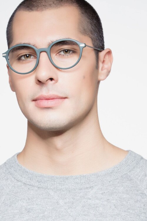 Juno Matte Green MetalEyeglass Frames for Men from EyeBuyDirect