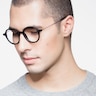 Potter Matte Black Plastic-metalEyeglass Frames for Men from EyeBuyDirect