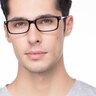 Requiem Black AcetateEyeglass Frames for Men from EyeBuyDirect