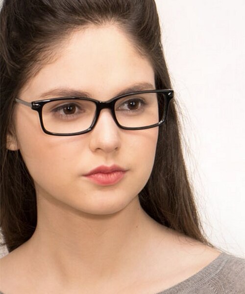 Requiem Black AcetateEyeglass Frames for Women from EyeBuyDirect