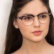 Coexist Tortoise Plastic, MetalEyeglass Frames for Women from EyeBuyDirect