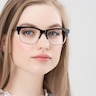 Beryl Noir AcétateMontures de lunettes de vue pour Femmes d'EyeBuyDirect