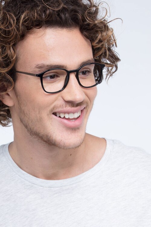 Civilization Black MetalEyeglass Frames for Men from EyeBuyDirect