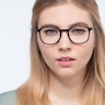 Civilization Black MetalEyeglass Frames for Women from EyeBuyDirect