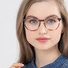 Gracious Light Tortoise MetalEyeglass Frames for Women from EyeBuyDirect