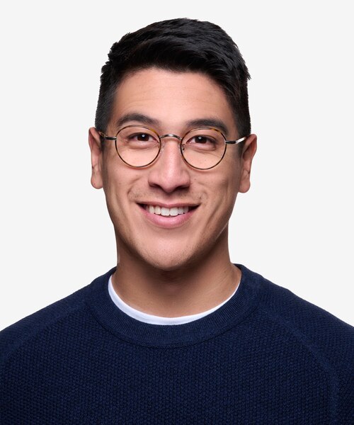 Anywhere Tortoise Acetate-metalEyeglass Frames for Men from EyeBuyDirect