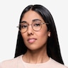 Anywhere Tortoise Acetate-metalEyeglass Frames for Women from EyeBuyDirect