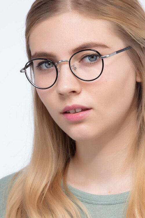 Anywhere Black AcetateEyeglass Frames for Women from EyeBuyDirect