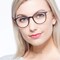 Tangent Noir Métal Montures de lunettes de vue pour Femmes d'EyeBuyDirect