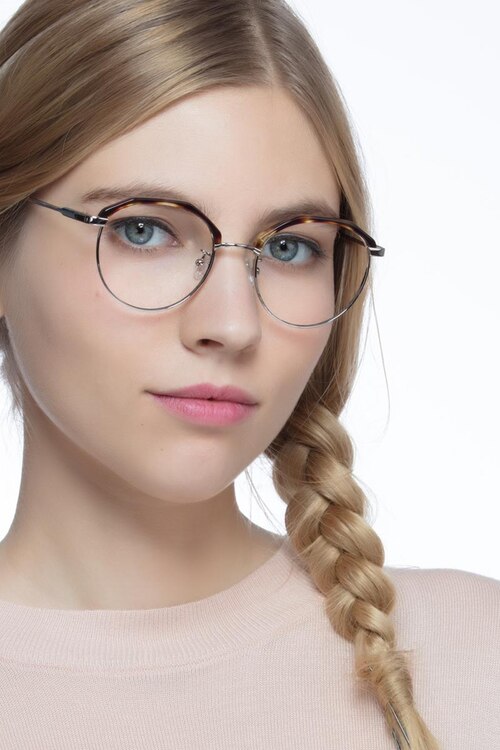 Festival Tortoise Acetate-metalEyeglass Frames for Women from EyeBuyDirect