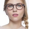 Phantasm Matte Tortoise AcetateEyeglass Frames for Women from EyeBuyDirect