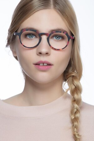 Speckled rose Phantasm -  Vintage Acetate Eyeglasses