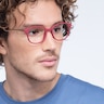 Villa Raspberry Plastic-metalEyeglass Frames for Men from EyeBuyDirect