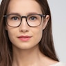 Ghostwriter Matte Black Plastic-metalMontures de lunettes de vue pour Femmes d'EyeBuyDirect