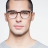 Ghostwriter Navy Plastic-metalEyeglass Frames for Men from EyeBuyDirect