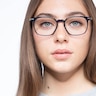 Ghostwriter Navy Plastic-metalEyeglass Frames for Women from EyeBuyDirect