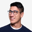 Ghostwriter Teal Plastic, MetalEyeglass Frames for Men from EyeBuyDirect