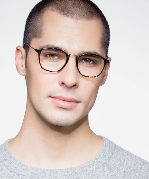 Crave Tortoise Plastic, MetalEyeglass Frames for Men from EyeBuyDirect