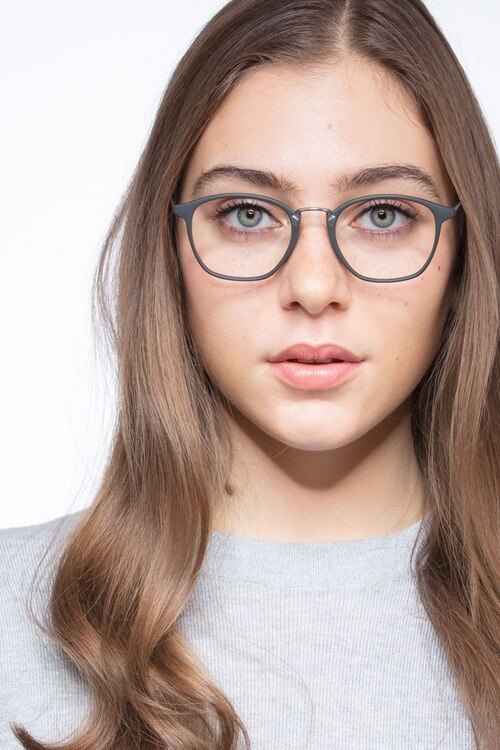 Crave Dark Green MetalEyeglass Frames for Women from EyeBuyDirect