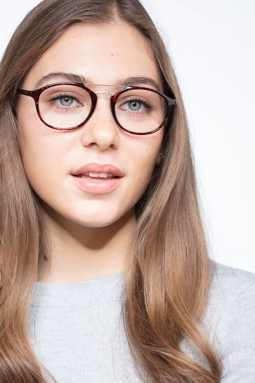 Lola Tortoise MetalEyeglass Frames for Women from EyeBuyDirect