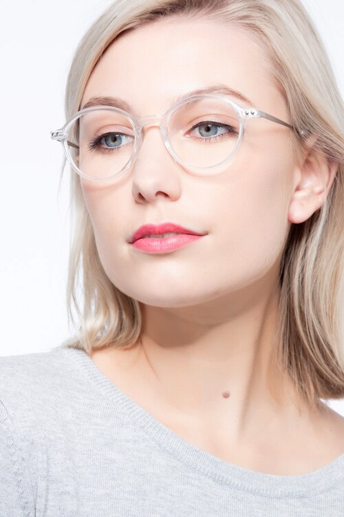 Hijinks Clear Plastic-metalEyeglass Frames for Women from EyeBuyDirect