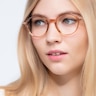 Hijinks Cinnamon Plastic-metalEyeglass Frames for Women from EyeBuyDirect