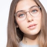 Strike Clear Gray Plastic-metalMontures de lunettes de vue pour Femmes d'EyeBuyDirect