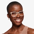 Strike White Plastic, MetalEyeglass Frames for Women from EyeBuyDirect