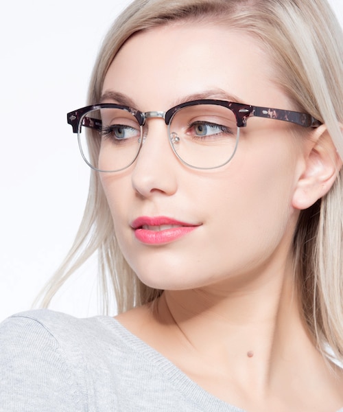 Roots Floral Plastic, MetalEyeglass Frames for Women from EyeBuyDirect