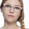 Annabel Pink Acetate-metalEyeglass Frames for Women from EyeBuyDirect