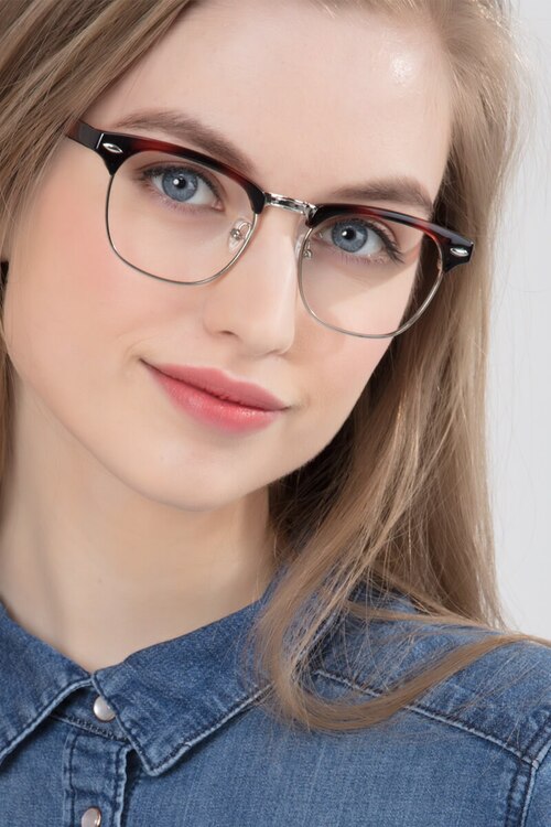 Coexist Tortoise Plastic-metalEyeglass Frames for Women from EyeBuyDirect