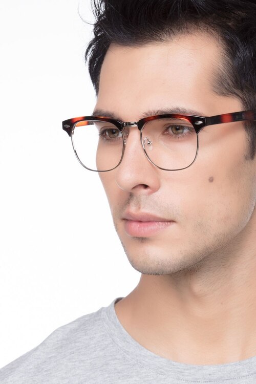 Coexist Tortoise Plastic-metalEyeglass Frames for Men from EyeBuyDirect