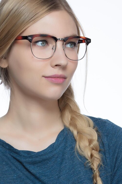 Coexist Tortoise Plastic-metalEyeglass Frames for Women from EyeBuyDirect
