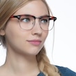 Coexist Tortoise Plastic, MetalEyeglass Frames for Women from EyeBuyDirect