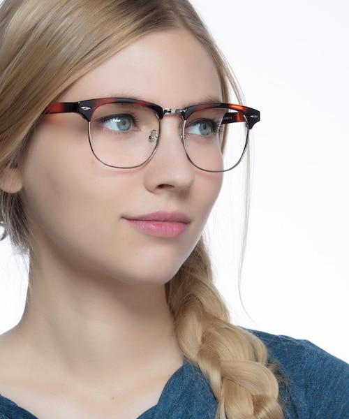Coexist Tortoise Plastic, MetalEyeglass Frames for Women from EyeBuyDirect