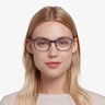Comity Navy Acetate-metalEyeglass Frames for Women from EyeBuyDirect