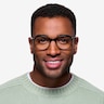 Eros Black Acetate-metalEyeglass Frames for Men from EyeBuyDirect