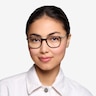 Eros Black Acetate-metalEyeglass Frames for Women from EyeBuyDirect