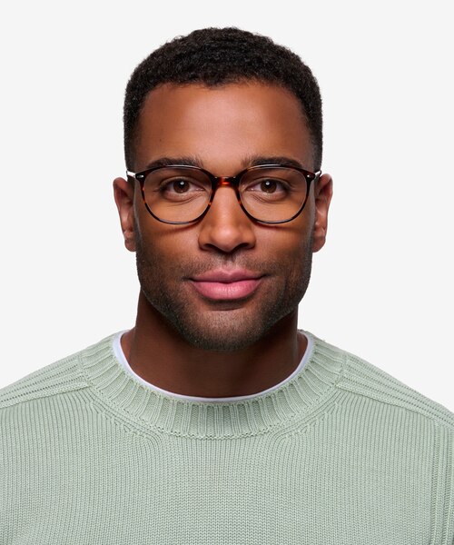 Eros Tortoise Acetate-metalEyeglass Frames for Men from EyeBuyDirect