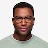 Eros Tortoise Acetate-metalEyeglass Frames for Men from EyeBuyDirect