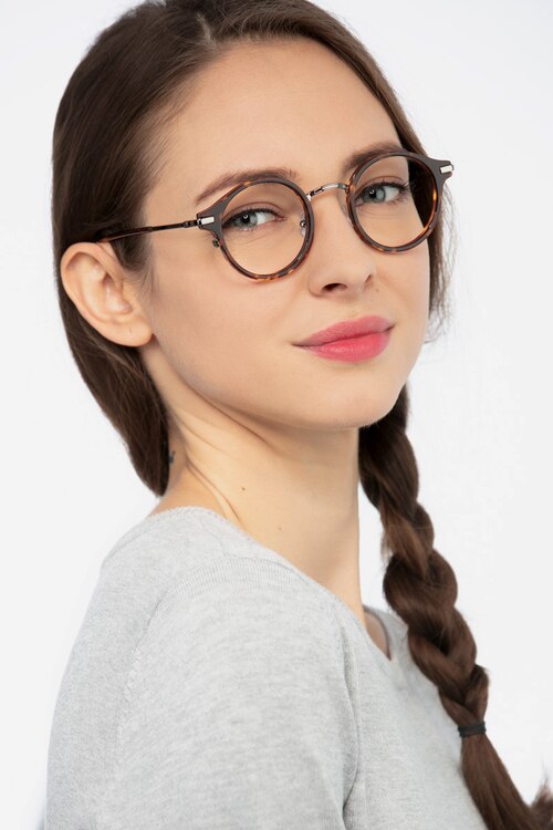 Roto Écailles Acetate-metalMontures de lunettes de vue pour Femmes d'EyeBuyDirect