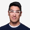 Instance White Acetate-metalEyeglass Frames for Men from EyeBuyDirect
